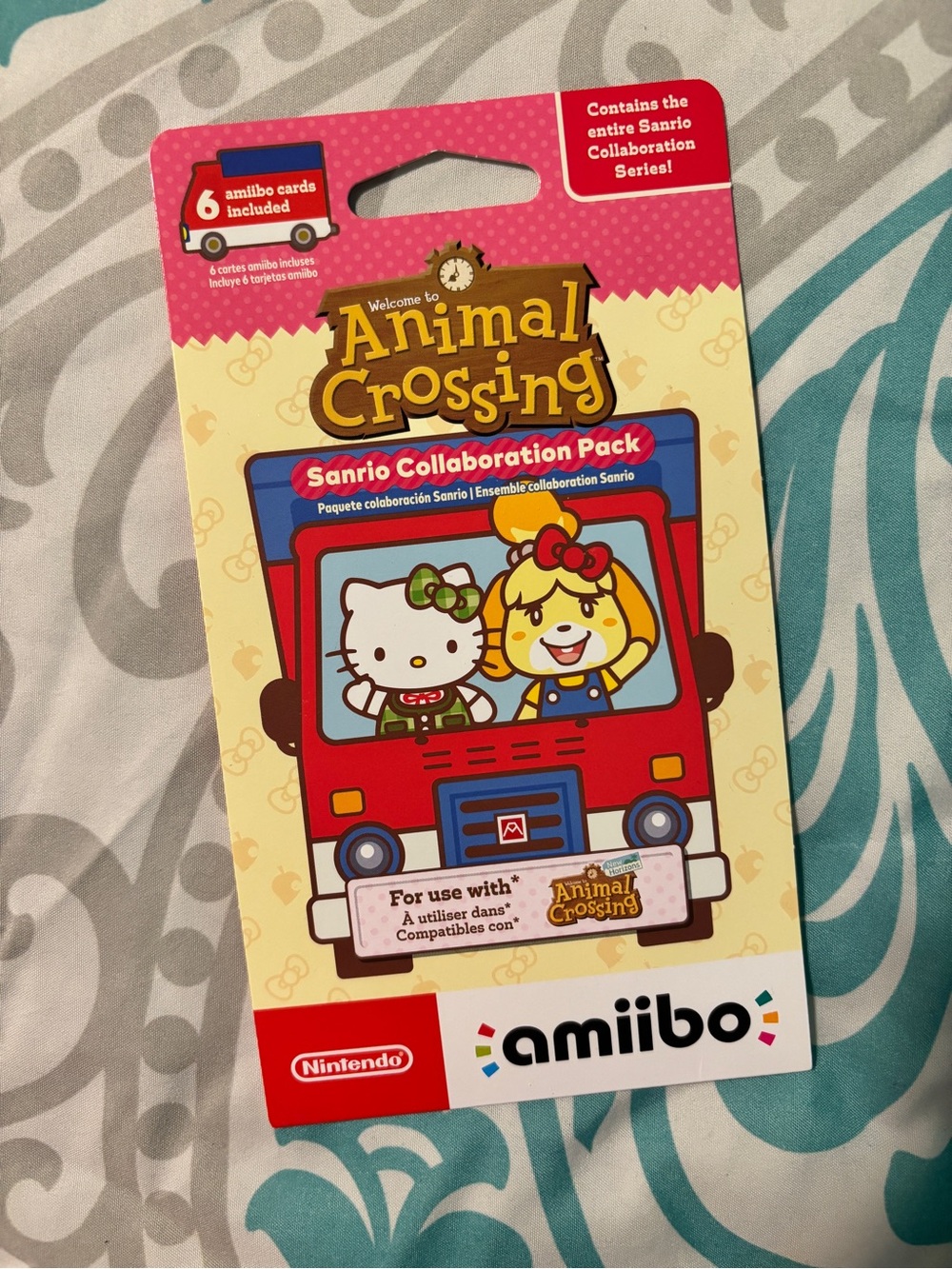 NEW Nintendo Animal Crossing x Sanrio Hello Kitty Amiibo Card Set